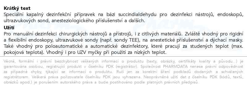 Příbalový leták - Gigasept FF dezinfekce nástrojů a přístrojů 2l new