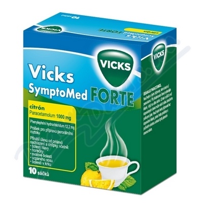 Vicks Symptomed forte citron por.plv.sol.10