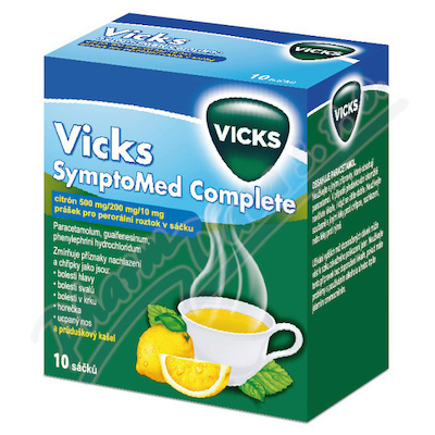 Vicks SymptoMed complete citrón por.plv.sol.10