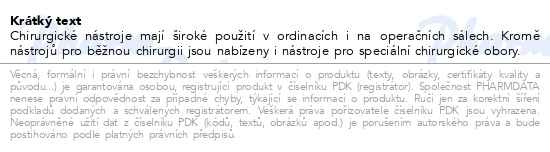 Příbalový leták - Souprava pro odběr stolice