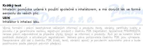 Příbalový leták - AeroChamber Plus Flow-Vu