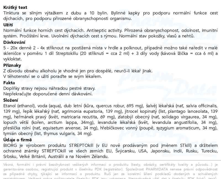 Příbalový leták - STkill kapky s ústním aplikátorem 25ml