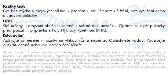 Příbalový leták - NEOSTRATA Restore Facial Cleanser 200ml