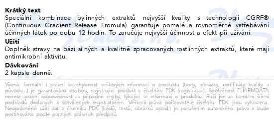 Příbalový leták - Bionamed Natheal 727 Abiobac Prolong cps.40