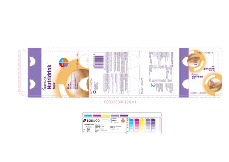 Příbalový leták (SUKL) - Nutridrink Max s příchutí kávy por.sol.4x300ml