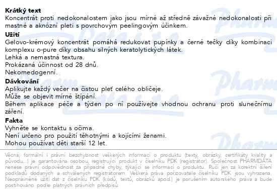 Příbalový leták - ISISPHARMA Teen Derm K Concentrate 30ml