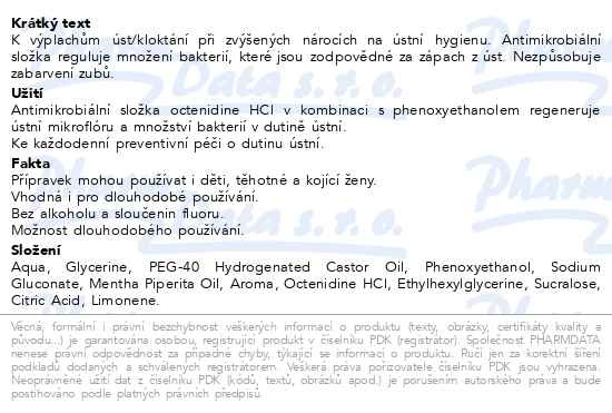 Příbalový leták - Phyteneo Neocident ústní voda/kloktání 250ml
