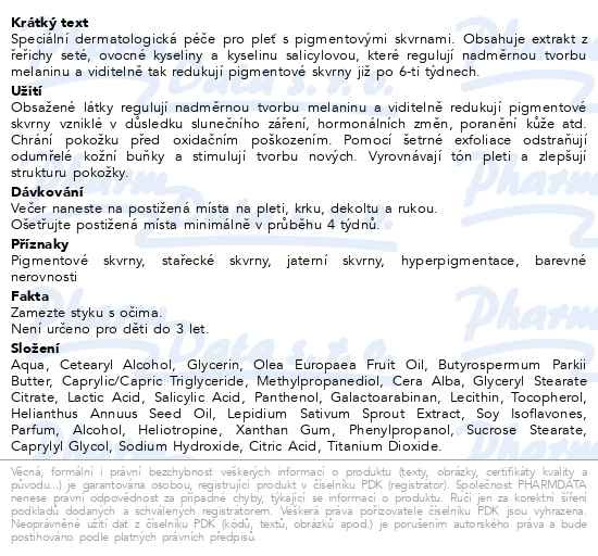 Příbalový leták - Redupetin dermatologický krém 20ml