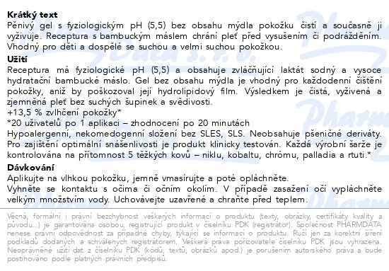 Příbalový leták - RILASTIL Xerolact čist.gel na obličej a tělo 200ml