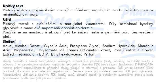 Příbalový leták - BIRETIX Oil Control Solution 100ml