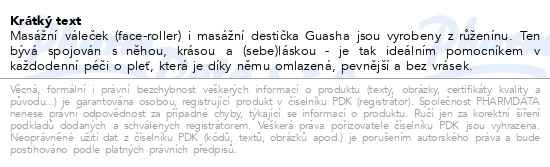 Příbalový leták - PALSAR7 Masážní váleček a destička Guasha růženín