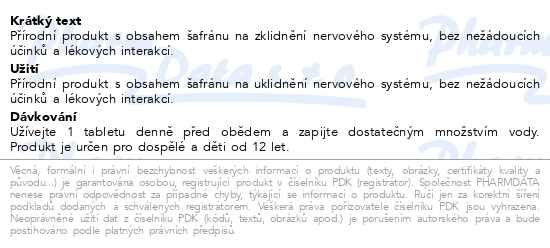 Příbalový leták - Saframyl 30 tablet