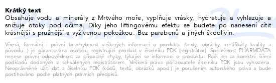 Příbalový leták - KESEM Liftingové oční sérum se zlatem 30 ml