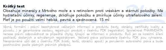 Příbalový leták - KESEM Denní pleťový krém IZRAELSKÝ ZÁZRAK 15 ml