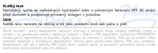 Příbalový leták - Neutrogena Collagen Bank hydra.krém SPF30 50ml