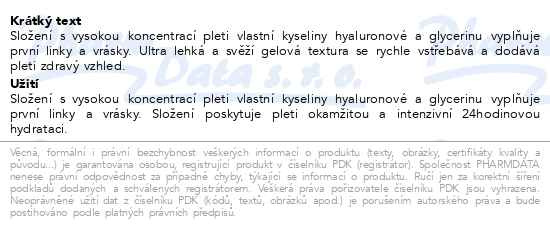 Příbalový leták - Eucerin HYALURON-FILLER+3xEFFECT boost sérum 30ml