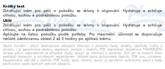 Příbalový leták - Belupo Skin Solutions APSORIA krém 50ml