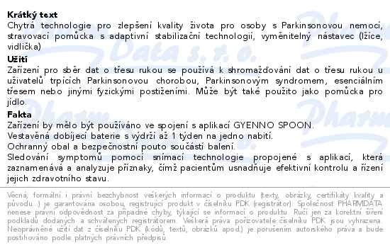 Příbalový leták - BRAVO Twist 2v1 Vidička a Lžíce pro osoby s Parkinsonovou nemocí