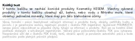 Příbalový leták - KESEM Dárkový balíček "Domácí SPA" 4 ks
