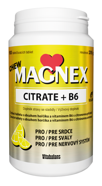 Magnex Citrate + B6 Chew 375 g_N100