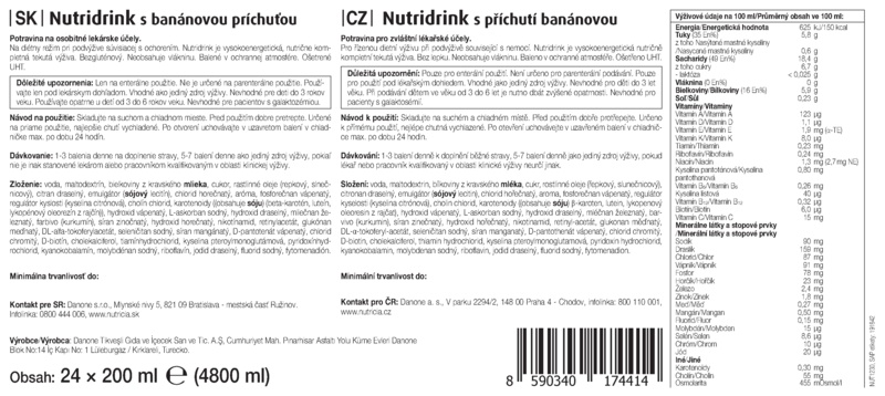 Příbalový leták (SUKL) - Nutridrink s příchutí banánovou por.sol.24x200ml