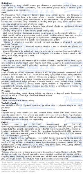 Příbalový leták - Sarapis Soja cps.60