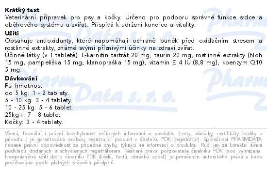 Příbalový leták - PETIGAL  Silné srdce s Koenzymem Q10 tbl 100 Galmed