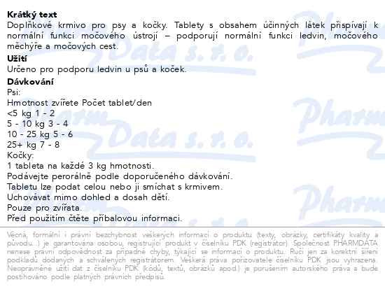 Příbalový leták - PETIGAL Péče o ledviny 100 tablet Galmed