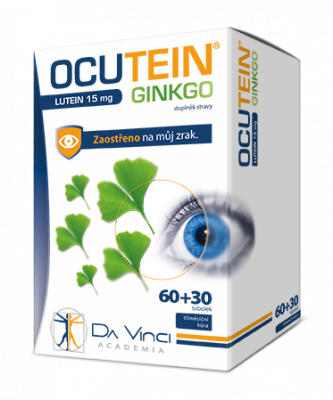 Ocutein Ginkgo 45mg+Lutein 15mg Da Vinci tob.60+30_PDK 2985373.png