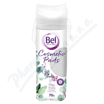 Kosmetic.podušky Bel Cosmetics microfr.kulaté 70ks