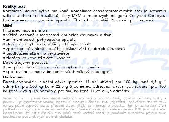 Příbalový leták - ALAVIS Triple blend Extra silný 700 g