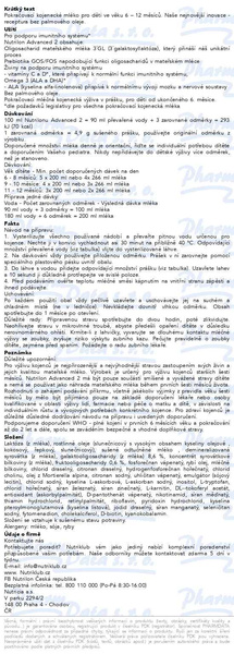Příbalový leták - Nutrilon Advanced 2 350g