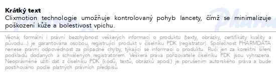 Příbalový leták - Accu Chek Fastclix lancets 24ks