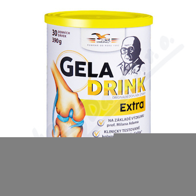 Geladrink Extra práškový nápoj pomeranč 390g