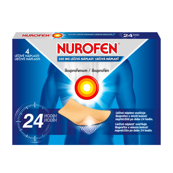 5997321782300  NUROFEN 200 mg léčivá náplast 4 ks