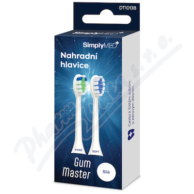 SimplyMed náhr.hlavice k sonic.k.2ks DT1013B-bilé