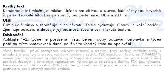 Příbalový leták - ISISPHARMA Secalia A.H.A krém 200ml