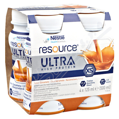 Resource Ultra High Protein Karamel 4x125ml