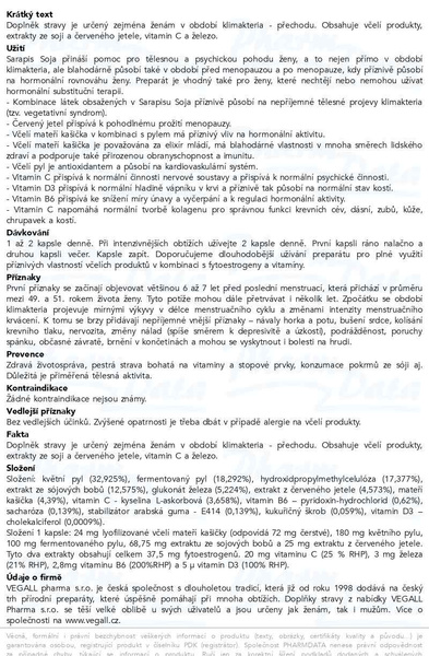 Příbalový leták - Sarapis Soja cps.90
