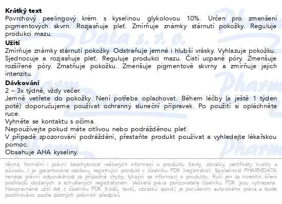 Příbalový leták - ISISPHARMA Glyco-A MEDIUM Peeling 10% 30ml