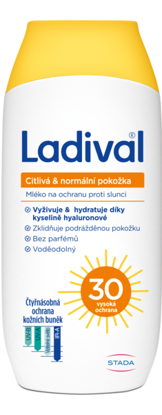LADIVAL CITLIVÁ A NORMÁLNÍ MLÉKO OF 30