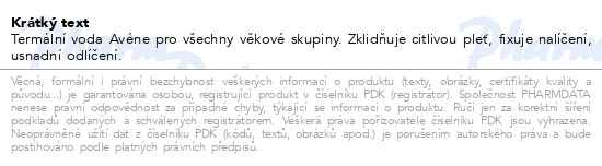 Příbalový leták - AVENE Termální voda Avene ve spreji (ETA) 150ml