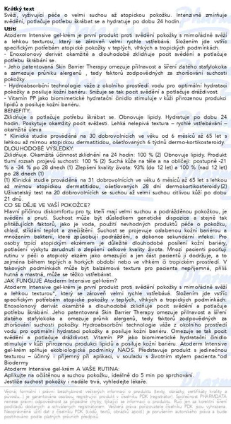 Příbalový leták - BIODERMA Atoderm Intensive gel-creme 500ml