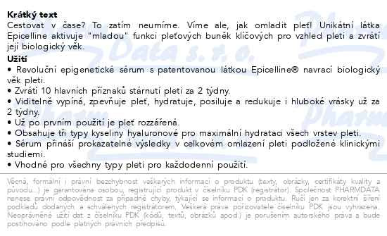 Příbalový leták - NIVEA Cellular Epigenetic sérum 30ml