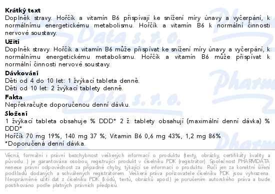 Příbalový leták - MAGNE B6 Kids 30 žvýkacích tablet