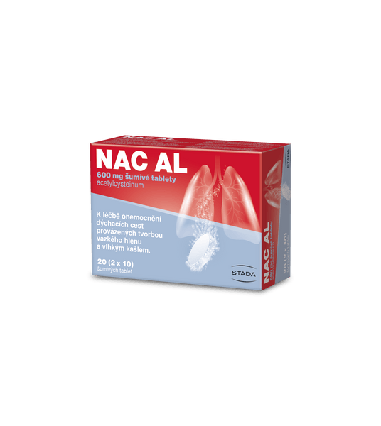 NAC AL 600mg_tablety_20_Stada (external) 2025_BOX_CZE_3D_R
