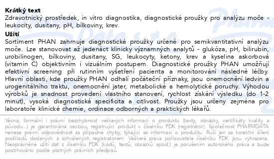 Příbalový leták - DP NefroPHAN leuco 50ks