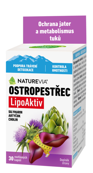 Ostropestřec LipoAktiv cps.30 web 8594187091248
