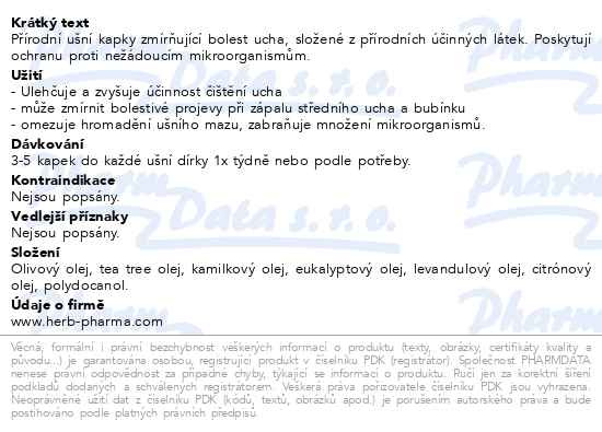 Příbalový leták - Fytofontana Aurecon drops forte 10ml