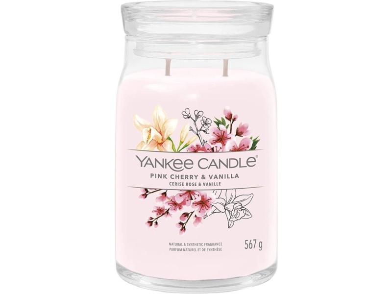5038581128818    YC SIGNATURE LARGE JAR PINK CHERRY VANILLA